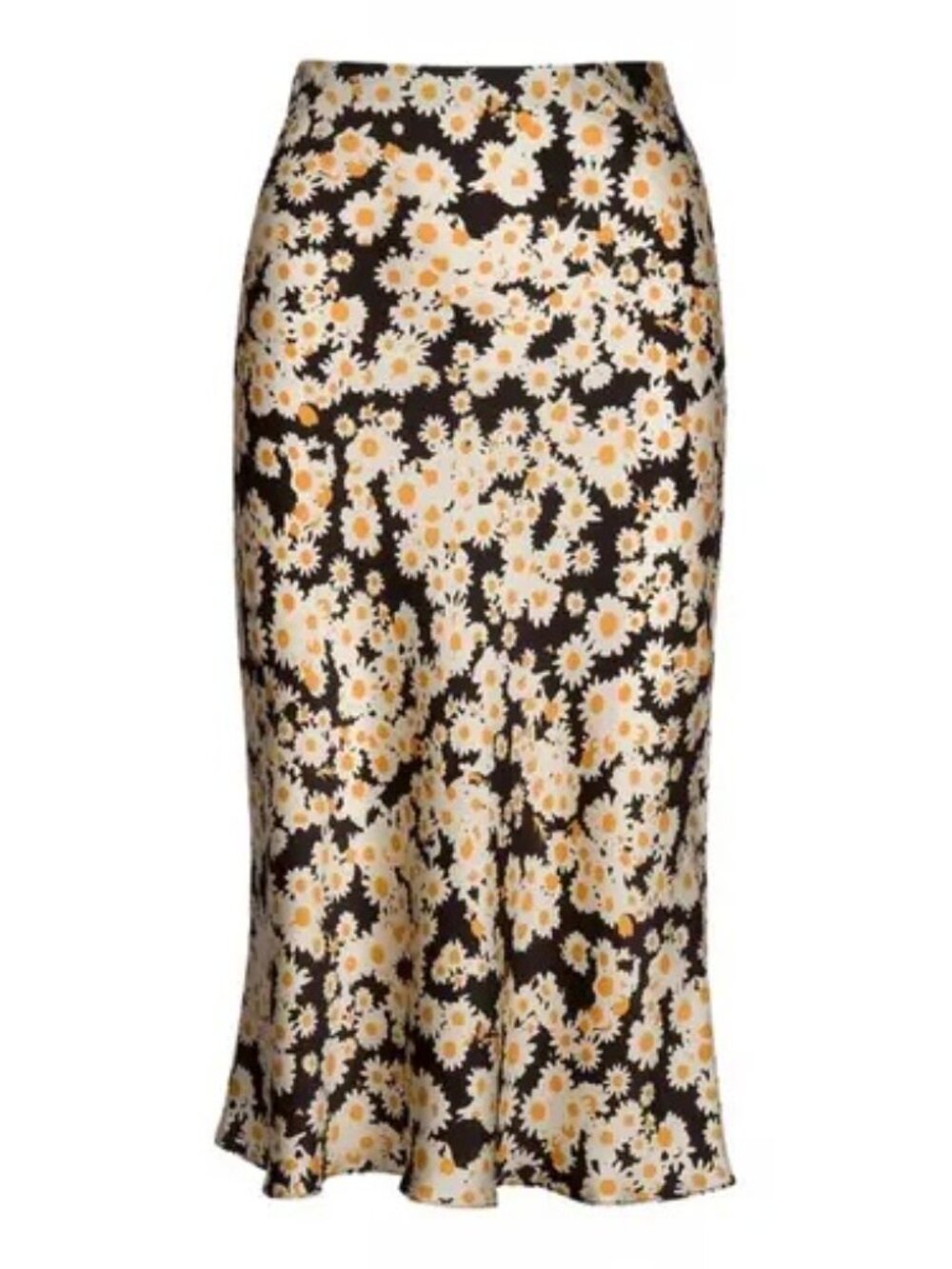 Realisation Par The Naomi Silk Midi Skirt in Flower Power - Size S